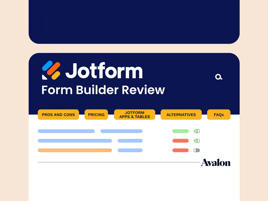 Avalon article thumbnail for Jotform form builder review