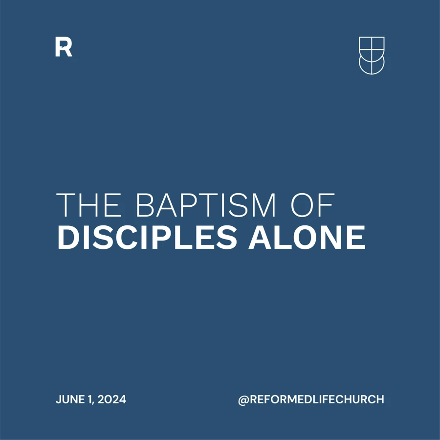 Simpler announcement card for Baptism of Disciples Alone