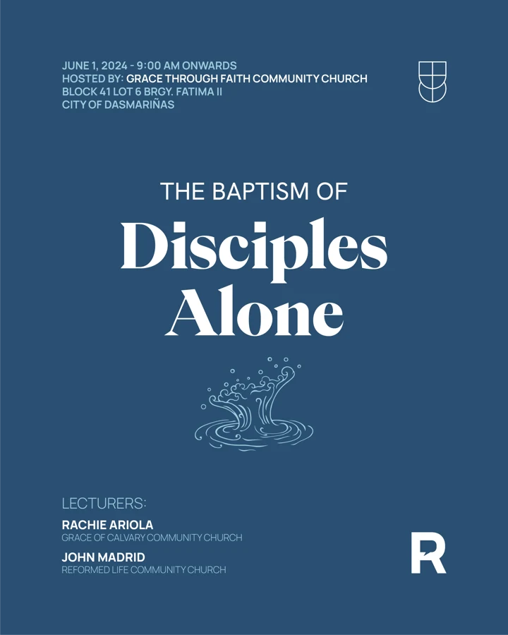 Full poster • Baptism of Disciples Alone