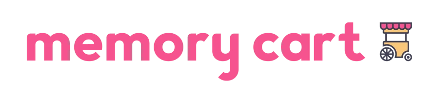 Memory Cart full logo with shopping-cart monogram and wordmark